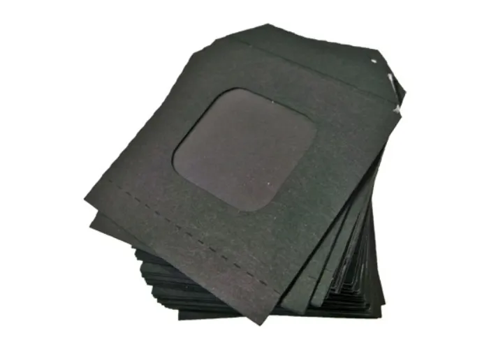 Nest of Wallets Refill Envelopes 50 units (schwarz, mit Fenster)