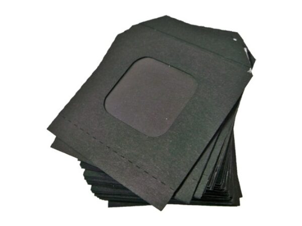 Nest of Wallets Refill Envelopes 50 units (schwarz, mit Fenster)