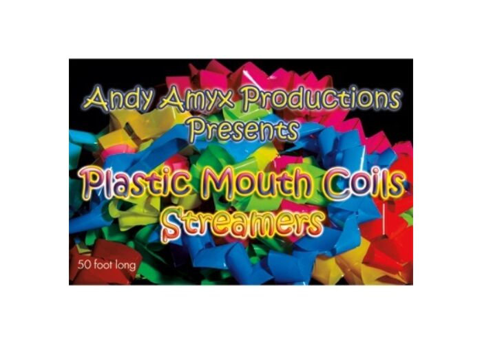 Plastic Mouth Coil (Rainbow) - Plastikmundschlangen