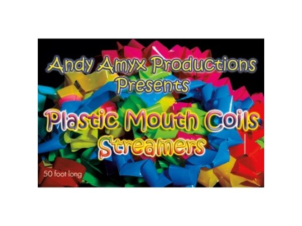 Plastic Mouth Coil (Rainbow) - Plastikmundschlangen