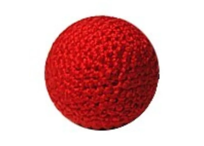 Crochet - Häkelball 2.5 cm -  rot  Handarbeit