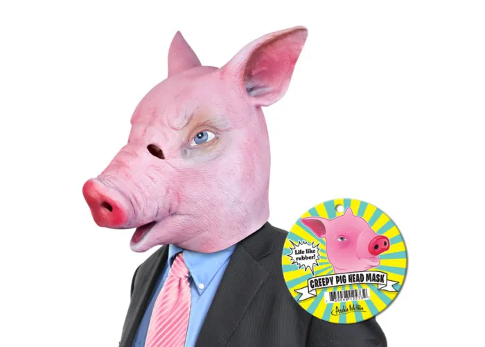 gruselige Schweinemaske