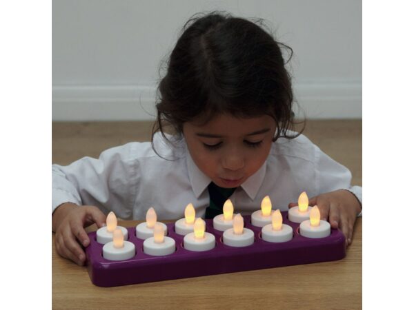 Intelligente Kerzen (12er Set - wiederaufladbar)