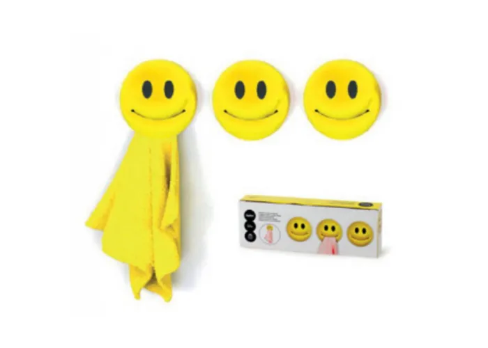 Smiley Handtuchhalter