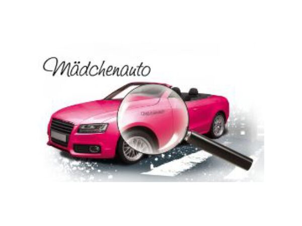 Autoaufkleber Mädchenauto