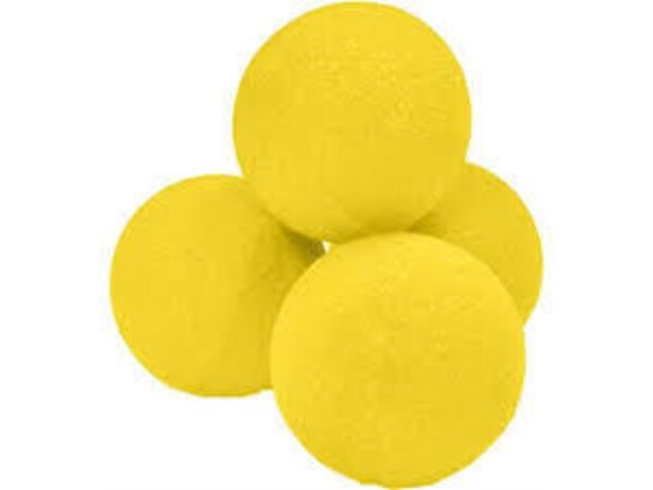 3" Schaumstoffbälle 7 cm - (Super Soft) gelb (4 Bälle)