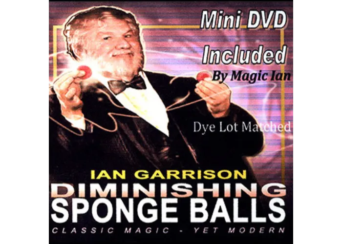 Diminishing Sponge Balls (Balls and DVD) by Ian Garrison