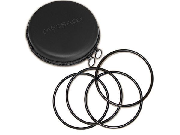 Messado Black Rings Set