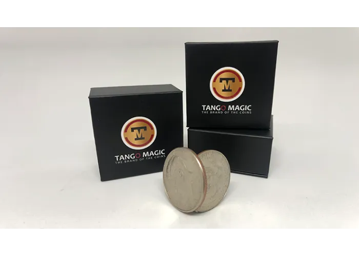 Flipper Coin Pro Elastic System (Half Dollar DVD w/Gimmick)(D0089) by Tango