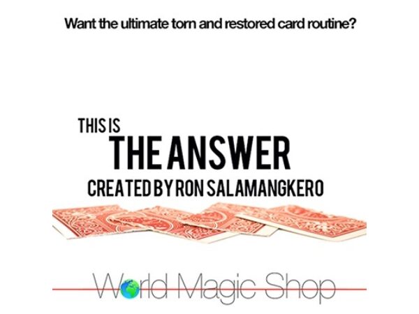 The Answer by Ron Salamangkero