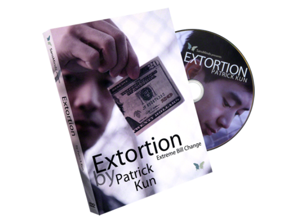 Extortion (DVD and Gimmick) by Patrick Kun and SansMinds