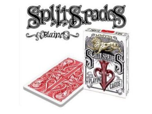 Split Spades Lions Red 1st Edition David Blaine