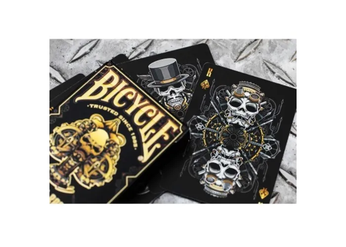 Bicycle Steampunk Bandit Deck (Black) by Gamblers Warehouse