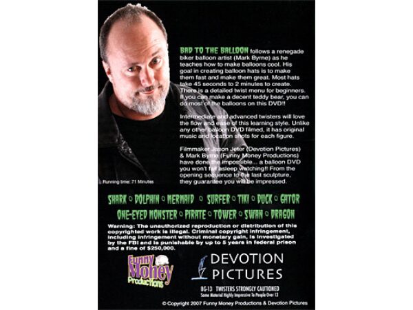 Bad To The Balloon by Mark Byrne - Volume 1 (DVD)