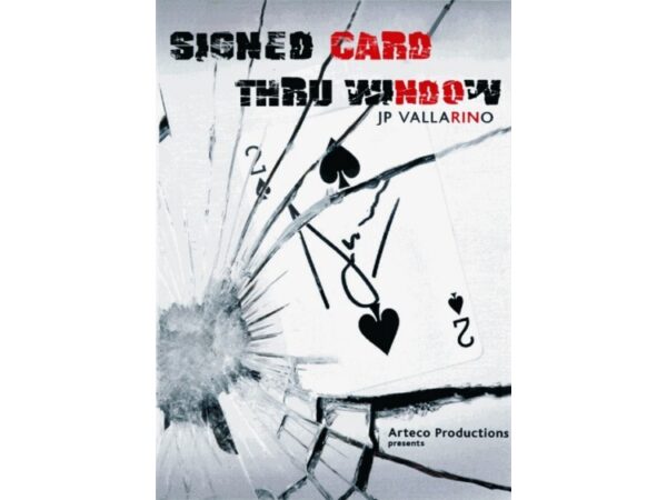 Signed Card thru Window by JP Vallarino