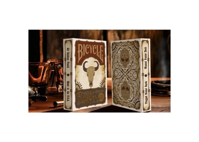 Plugged Nickel Playing Cards (Wanted Poster) by Matt Drake
