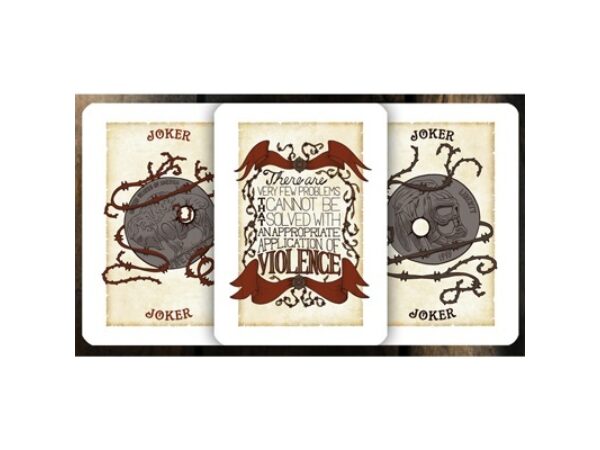 Plugged Nickel Playing Cards (Wanted Poster) by Matt Drake