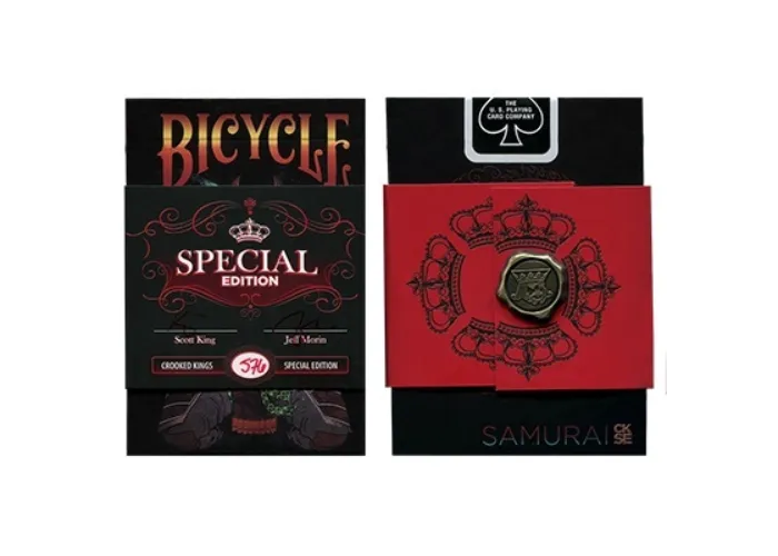 Bicycle Feudal Samurai Deck (Limited Edition with Numbered Sleeve) by Crooked Kings
