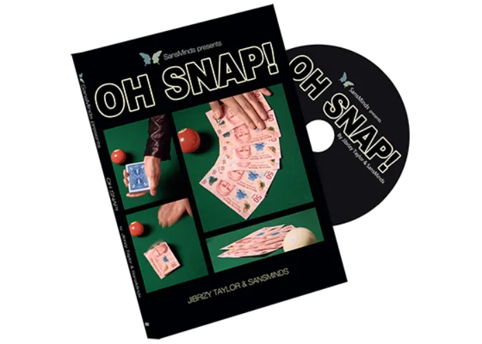 OH SNAP!  (Red) (DVD and Gimmick) by Jibrizy Taylor and SansMinds