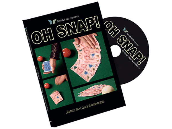 OH SNAP!  (Red) (DVD and Gimmick) by Jibrizy Taylor and SansMinds