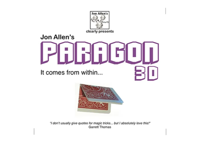 Paragon 3D Box (DVD and Gimmick) by Jon Allen