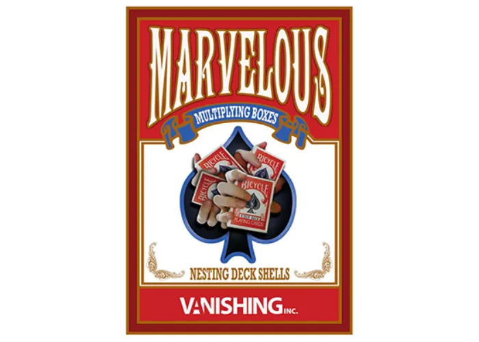 Marvelous Multiplying Card Boxes (Gimmick and DVD) by Matthew Wright and Vanishing Inc