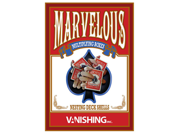 Marvelous Multiplying Card Boxes (Gimmick and DVD) by Matthew Wright and Vanishing Inc