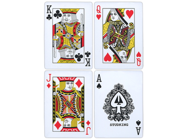 Fournier Plastic Playing Cards Large Pips ( red )