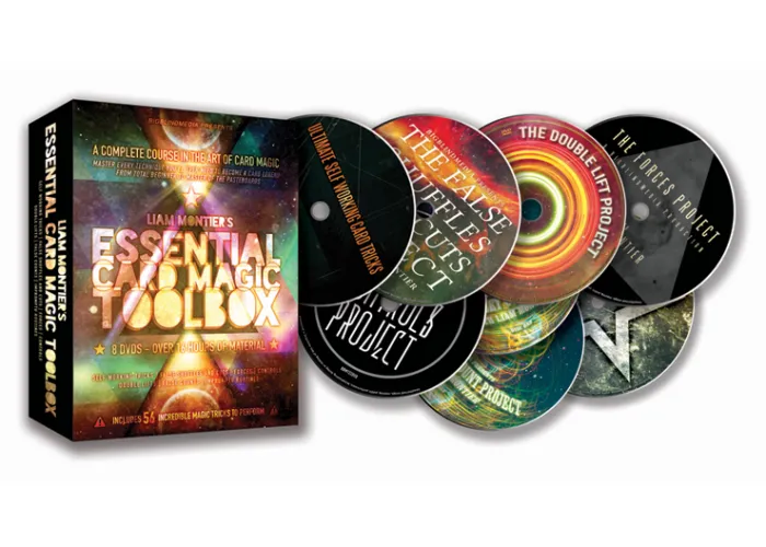 Liam Montier's Essential Card Magic Toolbox by Big Blind Media (8 DVD set)