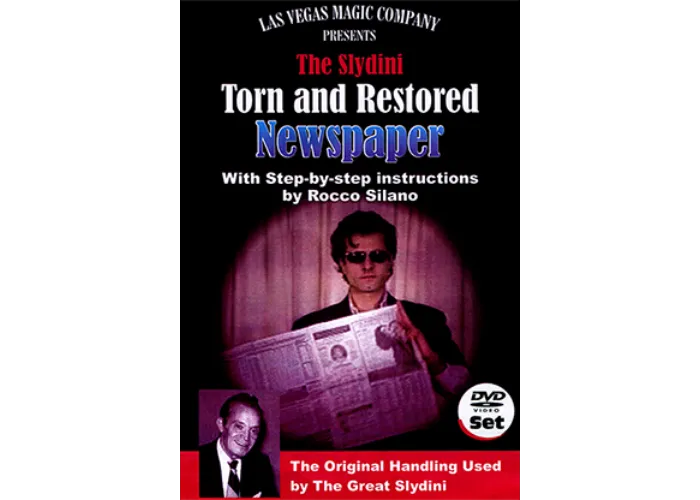 Slydini Newspaper Tear (With DVD) by Rocco Silano