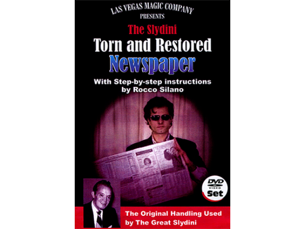 Slydini Newspaper Tear (With DVD) by Rocco Silano