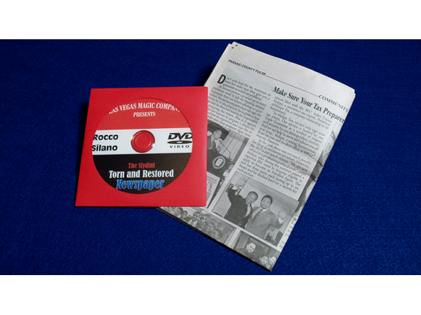 Slydini Newspaper Tear (With DVD) by Rocco Silano