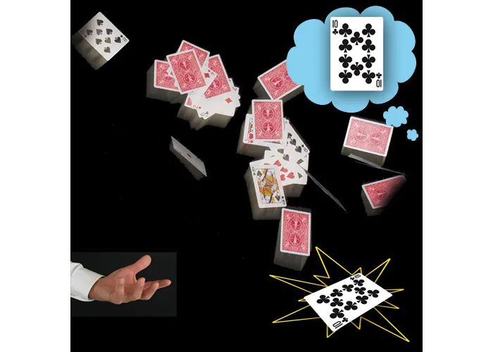 Cards in the air