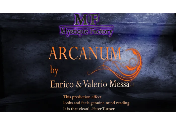 Arcanum by Enrico & Valerio Messa Mystique Factory