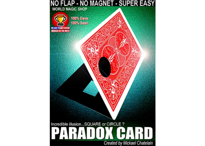 Paradox Card (Red) by Mickael Chatelain