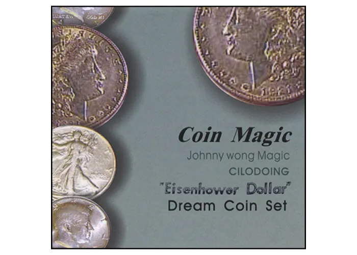 Dream Coin Set EISENHOWER (with DVD) by Johnny Wong Trick