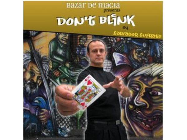 Don't Blink (DVD and Gimmick) by Salvador Sufrate and Bazar de Magia