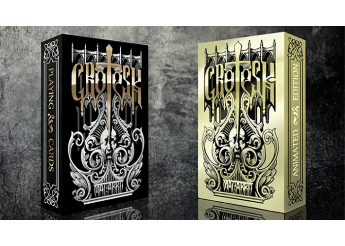 Grotesk Macabre Playing Cards Limited (Gold) by Lotrek - Trick