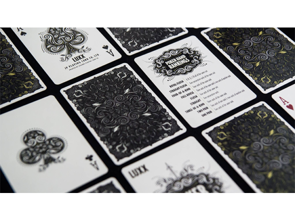 LUXX Playing Cards: Shadow Edition Silver, Second Edition