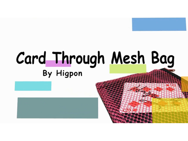 Card Through Mesh Bag by Higpon