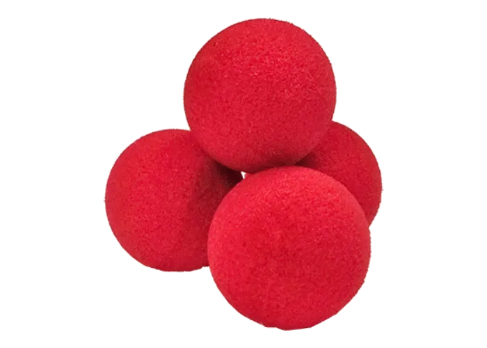 1.5" High density Ultra Soft Sponge Ball ( Schwammbälle rot 4-er)