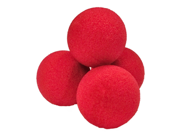 1.5" High density Ultra Soft Sponge Ball ( Schwammbälle rot 4-er)