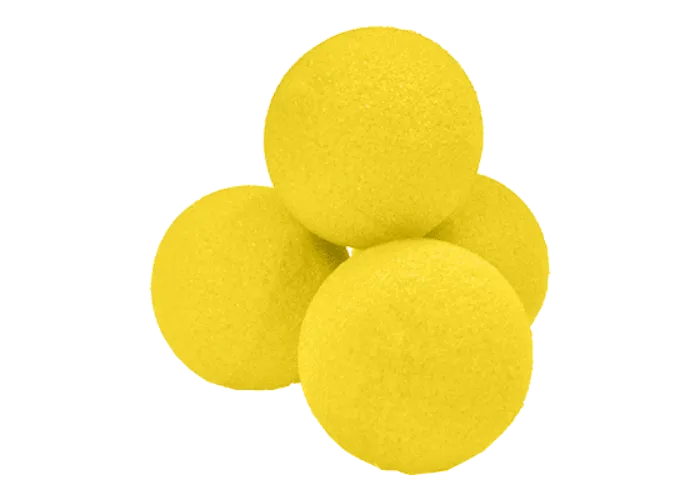 1.5" High density Ultra Soft Sponge Ball ( Schwammbälle gelb 4-er)
