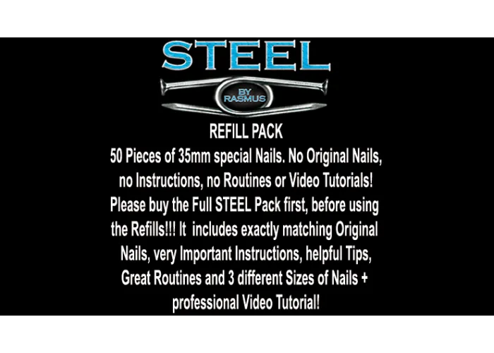 STEEL Refill Nails 50 ct. (35 mm) by Rasmus