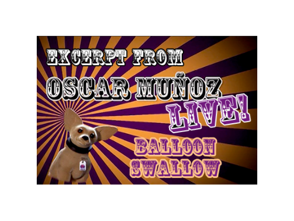 Balloon Swallow  by Oscar Munoz (Excerpt from Oscar Munoz Live) video DOWNLOAD