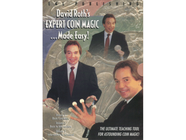 David Roth Expert Coin Magic Made Easy (3 Vol. set) video DOWNLOAD