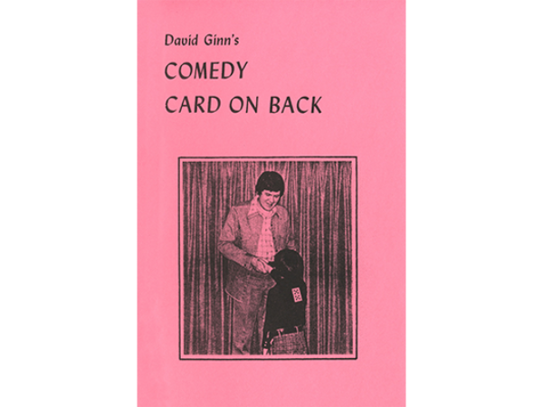 Comedy Card On Back by David Ginn - eBook DOWNLOAD
