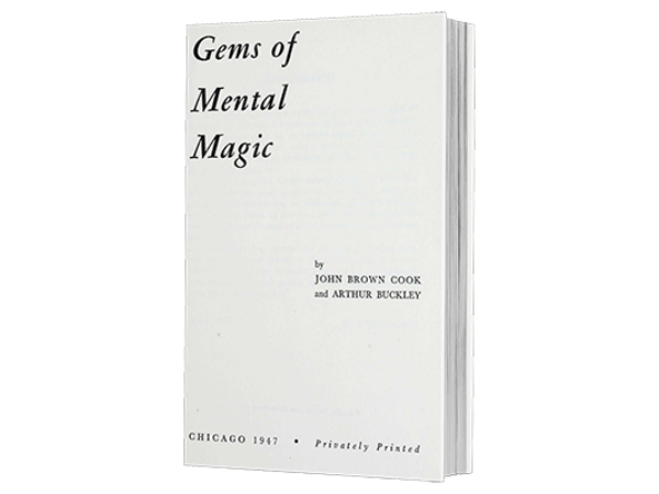 Gems of Mental Magic by Arthur Buckley and The Conjuring Arts Research Center - eBook DOWNLOAD