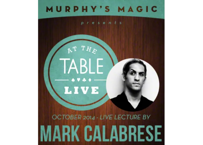 At the Table Live Lecture - Mark Calabrese 10/29/2014 - video DOWNLOAD