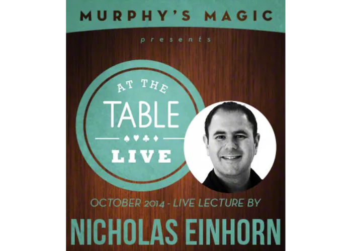 At the Table Live Lecture - Nicholas Einhorn 10/22/2014 - video DOWNLOAD